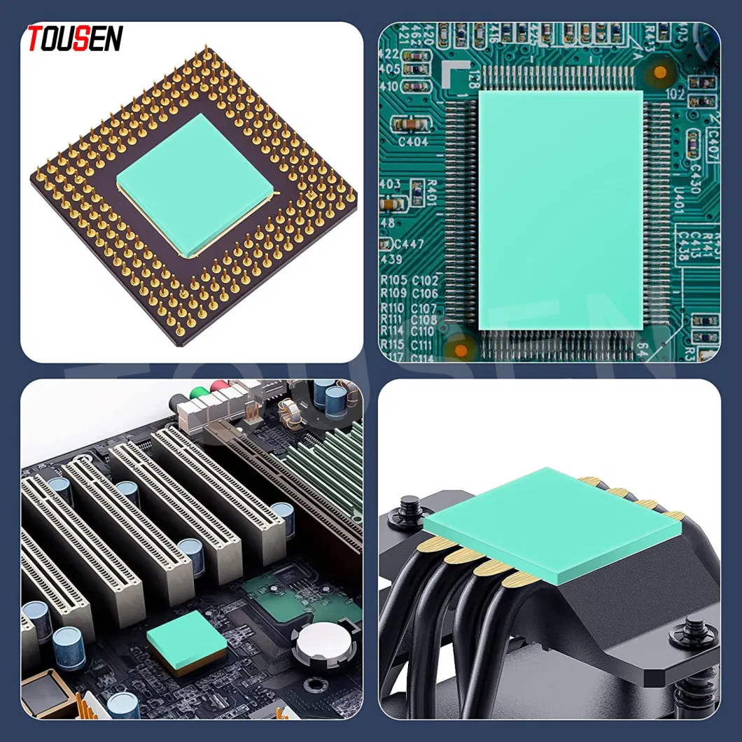 Thermal Pad GPU Thermal Silicone Thermal Interface Material Hot Sales with Long Life Insulation Pad RoHS Recognized