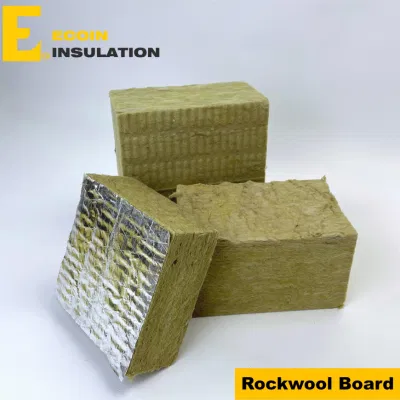 Placa acústica térmica absorvente de som e isolante de lã de pedra material de isolamento térmico à prova d'água
